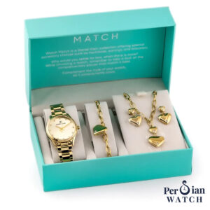 ساعت دنیل کلین گردنبند دستبند گوشواره هدیه ساعت زنانه مدل Dk.1.13570-2