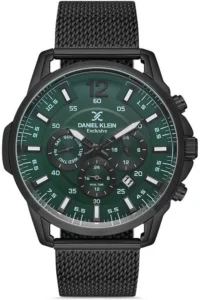 خرید ساعت دنیل کلین مردانه بند حصیری صفحه سبز سه م.ت.ره