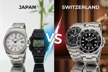 تفاوت ساعت سوئیسی و ژاپنی