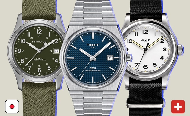 تفاوت ساعت سوئیسی و ژاپنی